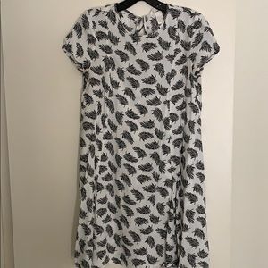 Short sleeve skater dress